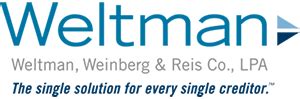 weltman weinberg & reis co payment|Weltman